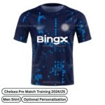 Chelsea Pre Match Training Men Football Shirt 2024/25 (Front view)