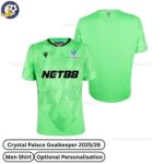 Crystal Palace Goalkeeper Men Football Shirt 2025_26-over view WITH TAG