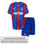 Crystal Palace Home Adult Football Kit 2024/25 - Front view