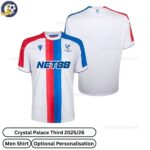 Crystal Palace Third Men Football Shirt 2025_26-over view WITH TAG