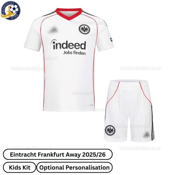 Eintracht Frankfurt Away Kids Football Kit 2025_26-front view WITH TAG