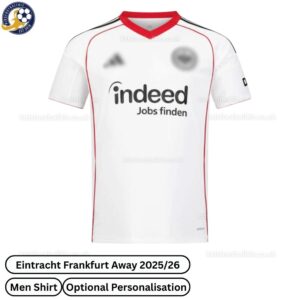 Eintracht Frankfurt Away Shirt 25_26 - front view WITH TAG