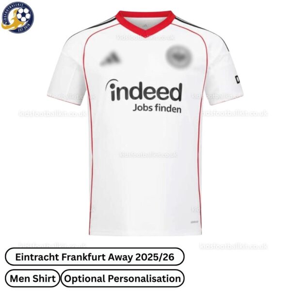 Eintracht Frankfurt Away Shirt 25_26 - front view WITH TAG