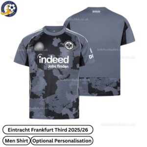 Eintracht Frankfurt Third Men Football Shirt 2025_26-over view WITH TAG