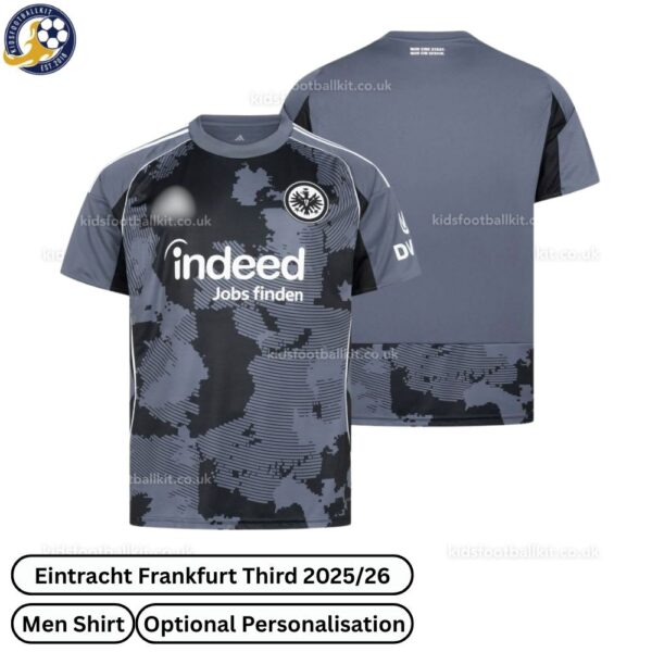 Eintracht Frankfurt Third Men Football Shirt 2025_26-over view WITH TAG