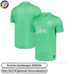 Everton Goalkeeper Men Football Shirt 2025/26 - Over View WITH TAG
