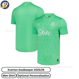 Everton Goalkeeper Men Football Shirt 2025/26 - Over View WITH TAG