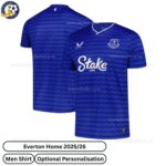 Everton Home Men Football Shirt 2025/26 - Over View WITH TAG