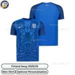 Finland Away Men Football Shirt 2025/26 - Over View WITH TAG