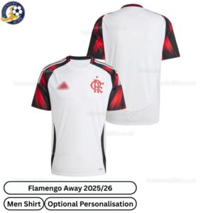 Flamengo Away Men Football Shirt 2025/26 - Over View WITH TAG