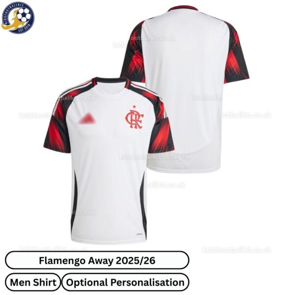 Flamengo Away Men Football Shirt 2025/26 - Over View WITH TAG