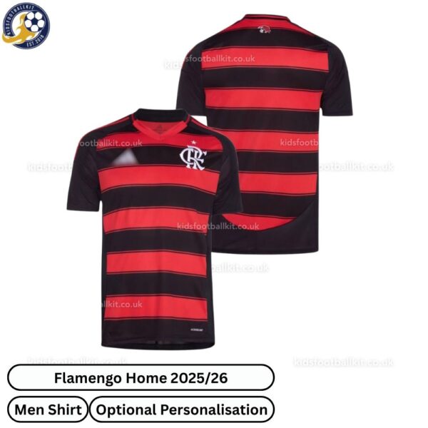 Flamengo Home Men Football Shirt 2025/26 - Over View WITH TAG