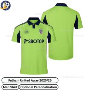 Fulham United Away Men Football Shirt 2025_26-over view WITH TAG