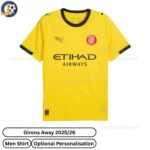 Girona Away Men Football Shirt 2025/26 - front view WITH TAG