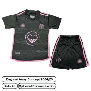 Inter Miami Away Concept Kids Football Kit 2024/25 (No Socks) - Over view