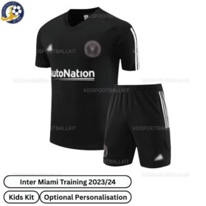 Inter Miami Black Training Kids Football Kit 23/24-TAG
