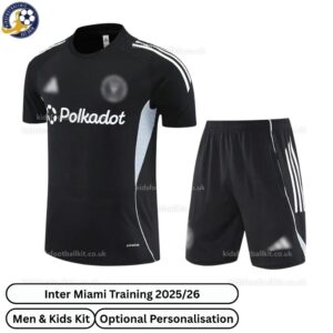 Inter Miami Black Training Kids Football Kit - TAG