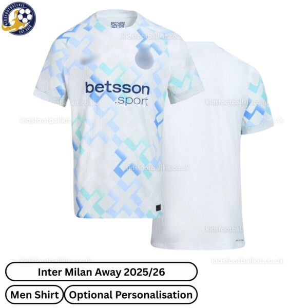 Inter Milan Away Men Football Shirt 2025/26 - Over View WITH TAG