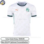 Ivory Coast 25/26 Away Men Football Shirt - Front View - TAG