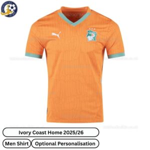 Ivory Coast 25/26 Home Men Football Shirt - Front View - TAG