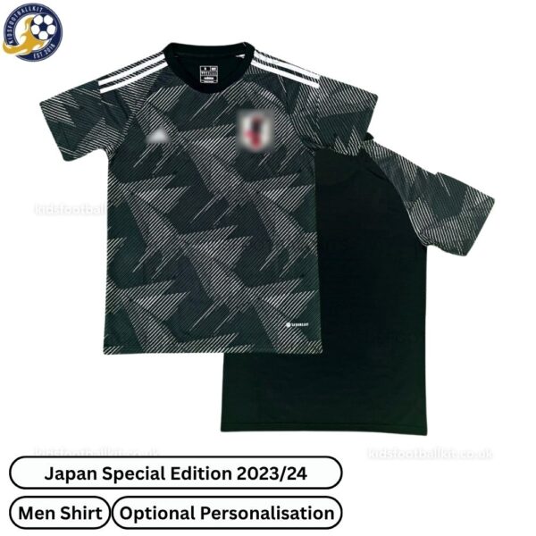 Japan Black Special Edition Men Football Shirt - Overview - TAG