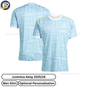 Juventus Away 25 26 Men Football Shirt - over view WITH TAG