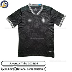 Juventus Third Men Football Shirt 25/26 - Front View - TAG