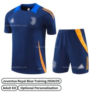 Juventus Training Kids Football Kit 2024/25 - Royal Blue (Front view)