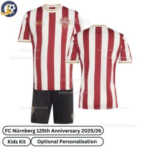 FC Nürnberg 125th Anniversary Men Football Shirt 2025/26 - Over View WITH TAG