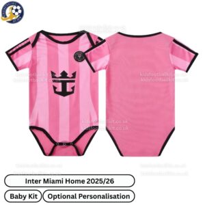 Inter Miami Home Baby Kit 25/26 - Front View WITH TAG