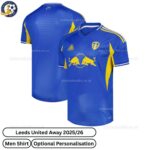 Leeds United Away Men Football Shirt 2025/26 - Over View WITH TAG