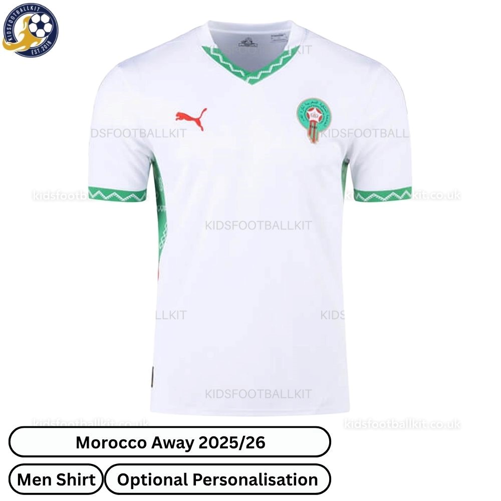 Morocco 25/26 Away Men Football Shirt