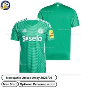 Newcastle United Away Men Football Shirt 2025/26 - Over View WITH TAG