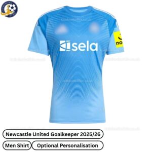 Newcastle United Goalkeeper Men Football Shirt 2025_26-front view WITH TAG