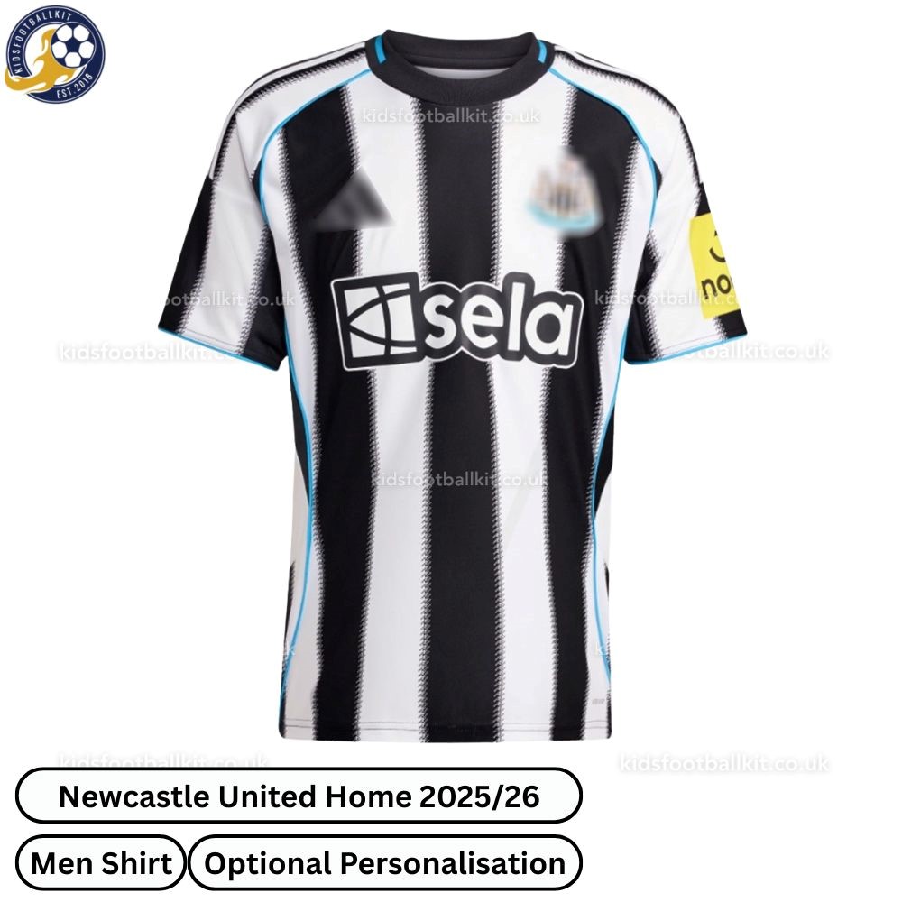 Newcastle Home Men Football Shirt 2025/26