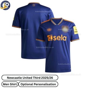 Newcastle Third Men Football Shirt 25_26-over view - TAG