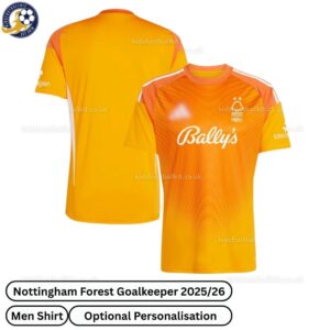 Nottingham Forest Goalkeeper Men Football Shirt 25_26-over view WITH TAG