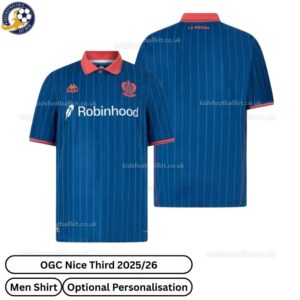 OGC Nice Third Men Football Shirt 2025_26-over view WITH TAG