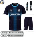 Olympique Marseille Away Kids Football Kit 2025_26-front view-b