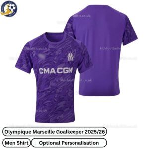 Olympique Marseille Goalkeeper Men Football Shirt 2025_26-over view-b