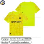Olympique Marseille Goalkeeper Men Football Shirt 2025_26 – Yellow