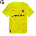 Olympique Marseille Goalkeeper Men Football Shirt 2025_26 – Yellow -front view-b