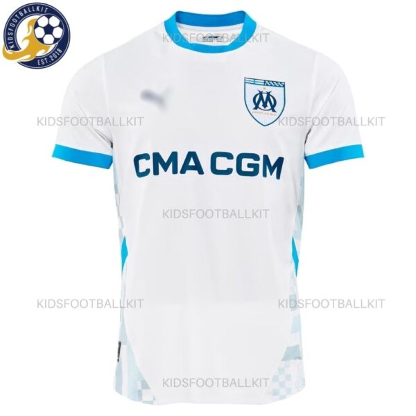 Olympique Marseille Home Men Football Shirt 2024_25 -front view-b
