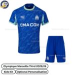 Olympique Marseille Third Kids Football Kit 2025_26-front view-b