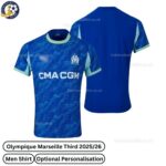 Olympique Marseille Third Men Football Shirt 2025_26-over view-b