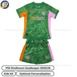 PSV Eindhoven Goalkeeper Kids Football Kit 2025_26-front view-b