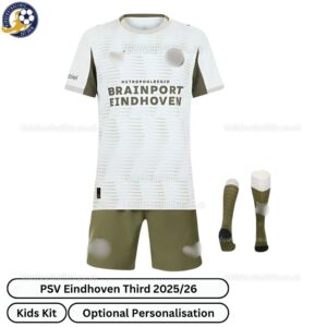 PSV Eindhoven Third Kids Football Kit 2025_26-front view-b