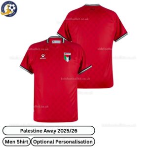 Palestine Away Men Football Shirt 2025/26 - Over View WITH TAG