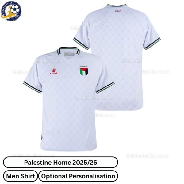 Palestine Home Men Football Shirt 2025/26 - Over View WITH TAG