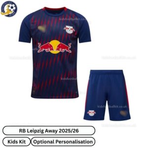 RB Leipzig Away Kids Football Kit 2025_26-front view-b